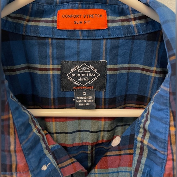 St. John’s Bay Mens Button Up. Size X-Large. - Picture 3 of 3